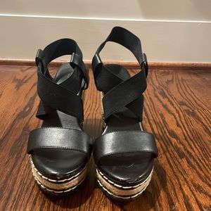 Charles By Charles Davis Wedge Shoes | Black